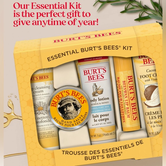 BNIB BURT’S BEES 5 PIECE ESSENTIAL KIT - Picture 10 of 14